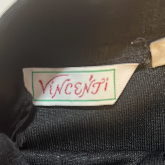 Vintage black front kick pleat skirt - Picture 4 of 4